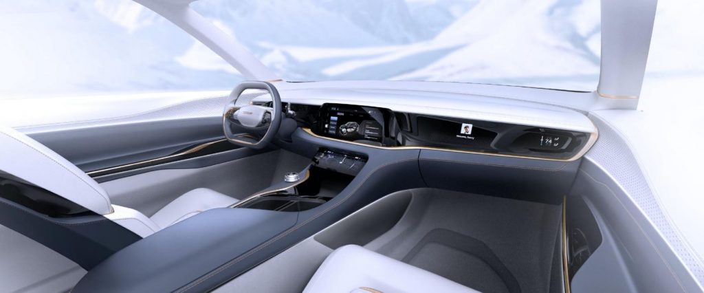 CES 2020, Aston Martin presenta uno specchietto retrovisore smart 